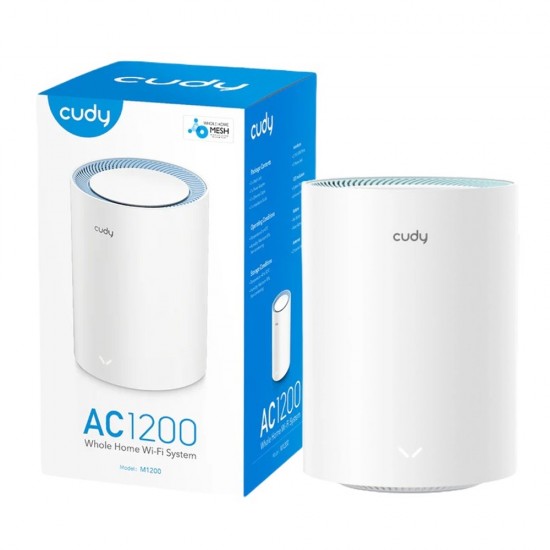 Cudy AC1200 Dual Band Gigabit Wi-Fi Mesh System (1 Pack)