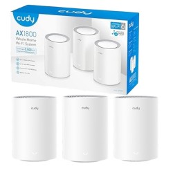Cudy AX1500 Dual Band Gigabit Wi-Fi 6 Mesh System (3 Pack) Cudy AX1500 Dual Band Gigabit Wi-Fi 6 Mesh System (3 Pack)