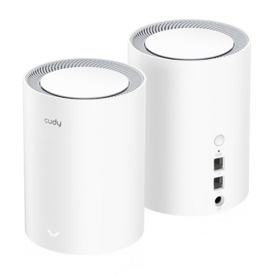 Cudy AX1800 Dual Band Gigabit Wi-Fi 6 Mesh System (2 Pack)