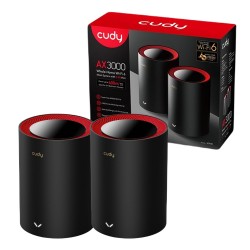 Cudy AX3000 Dual Band 2.5GB Wi-Fi 6 Mesh System (2 Pack)