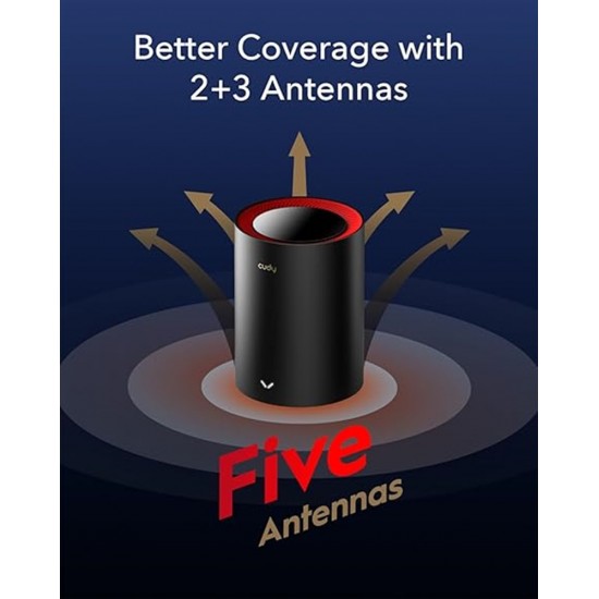 Cudy AX3000 Dual Band 2.5GB Wi-Fi 6 Mesh System (2 Pack)