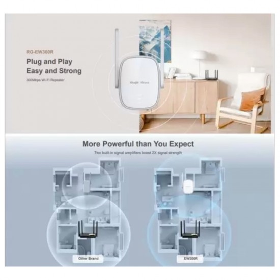 Reyee 300Mbps WiFi Extender from Satcity.ie Ireland Limerick Reyee 300Mbps WiFi Extender