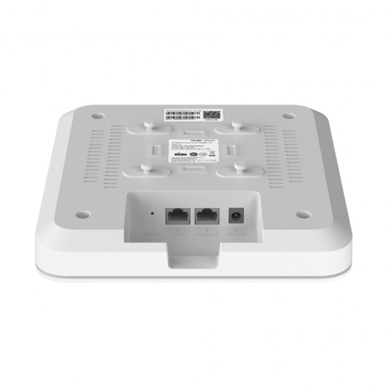 Reyee Ceiling Mounted Access Point Gigabit AC1300 Dual Band 2x2MIMO 2 GE Ports from Satcity.ie Ireland Limerick Reyee Ceiling Mounted Access Point Gigabit AC1300 Dual Band 2x2MIMO 2 GE Ports