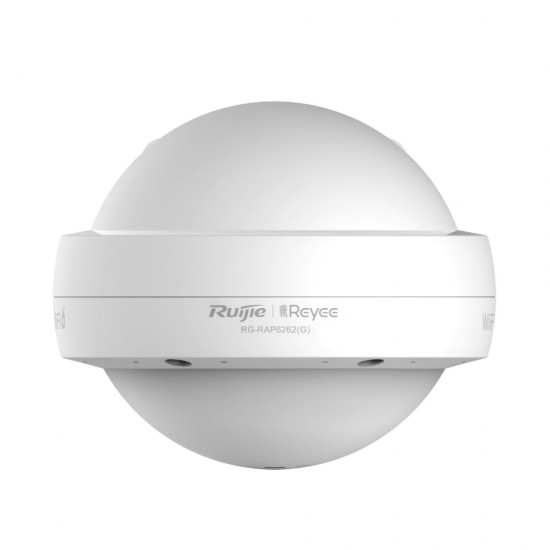 Ruijie Reyee WiFi 6 Outdoor Access Point AX1800, 2 GE Ports, Omnidirectional, IP68 from Satcity.ie Ireland Limerick Ruijie Reyee WiFi 6 Outdoor Access Point AX1800, 2 GE Ports, Omnidirectional, IP68
