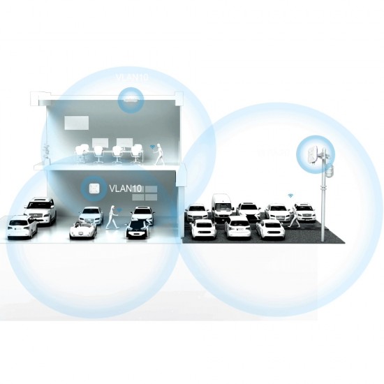 Reyee WiFi 6 Outdoor Access Point AX1800, PoE + SFP Port