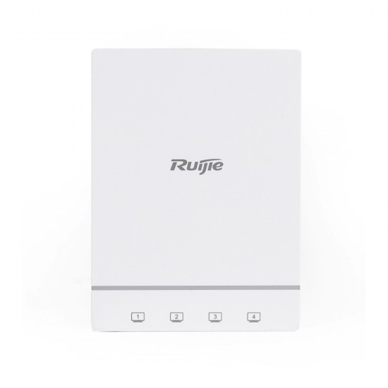 Ruijie WiFi 6 Wall Plate Access Point Dual Band 1.775Gbps 5GE Ports