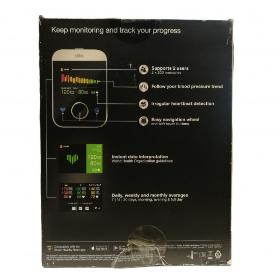 Braun ActivScan 9 Digital Upper Arm Blood Pressure Monitor
