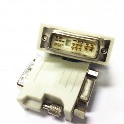 1PC DVI 12+5 Male to VGA 15Pin Female Adapter Converter Connector PC Projector