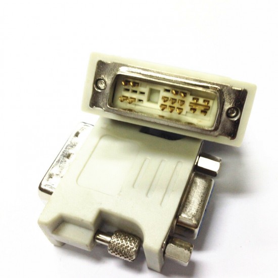 1PC DVI 12+5 Male to VGA 15Pin Female Adapter Converter Connector PC Projector from Satcity.ie Ireland Limerick 1PC DVI 12+5 Male to VGA 15Pin Female Adapter Converter Connector PC Projector