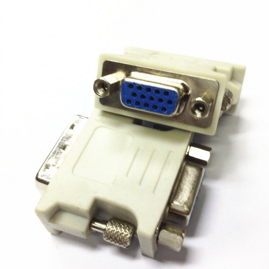 1PC DVI 12+5 Male to VGA 15Pin Female Adapter Converter Connector PC Projector from Satcity.ie Ireland Limerick 1PC DVI 12+5 Male to VGA 15Pin Female Adapter Converter Connector PC Projector
