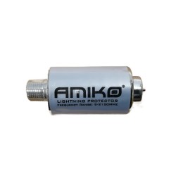AMIKO LIGHTNING PROTECTOR F TYPE SATELLITE SURGE PROTECTION 5-2150MHz WATERPROOF