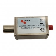ADJUSTABLE VARIABLE 20dB ATTENUATOR COAXIAL TYPE TV AERIAL SIGNAL DIGITAL COAX