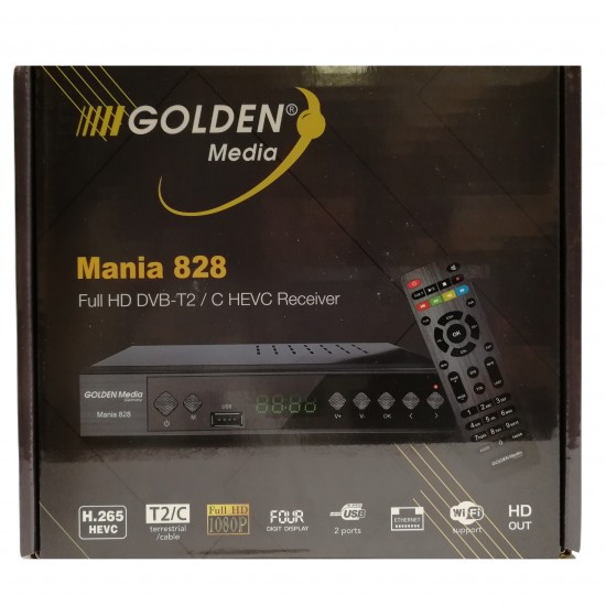 Full HD terrestrial receiver DVB-T2 (H.265)