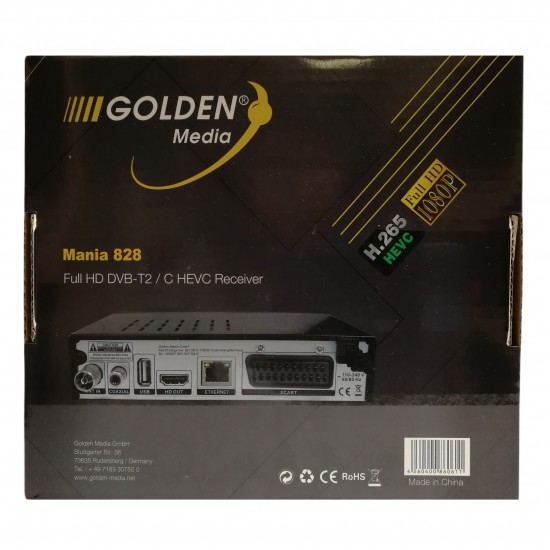 Full HD terrestrial receiver DVB-T2 (H.265)