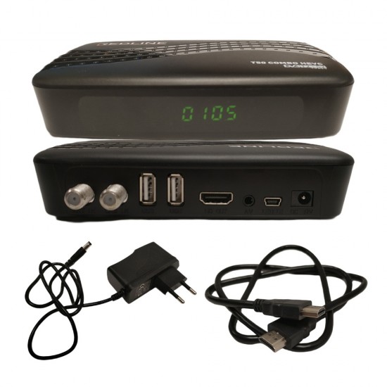 REDLINE T50 COMBO HEVC FULL HD DVB-T2/S2 TV RECEIVER SET TOP BOX REDLINE T50 COMBO HEVC FULL HD DVB-T2/S2 TV RECEIVER SET TOP BOX