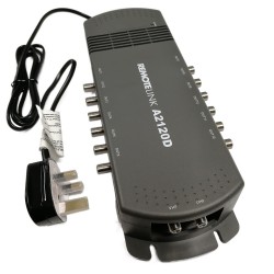 Antiference 2 x 12 Way TV Amplifier with Bypass F-Type Antiference 2 x 12 Way TV Amplifier with Bypass F-Type
