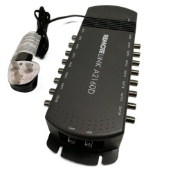 Antiference 2 x 16 Way TV Amplifier with Bypass F-Type Antiference 2 x 16 Way TV Amplifier with Bypass F-Type