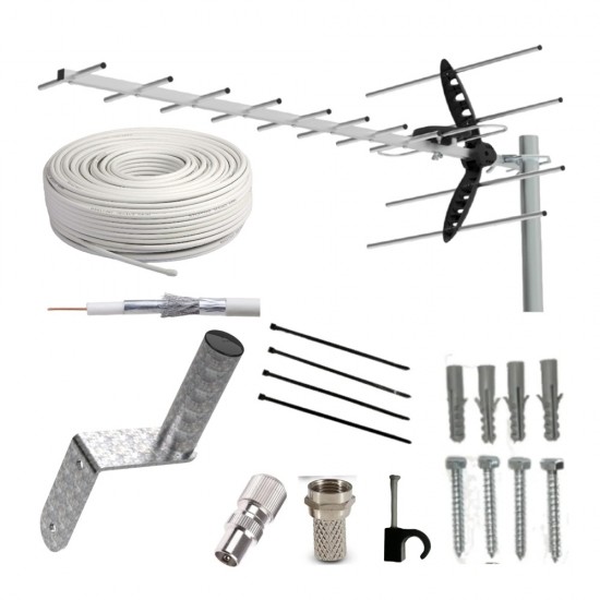 TV Aerial Kit Saorview Digital – Indoor, Outdoor or Loft Installation TV Aerial Kit Saorview Digital – Indoor, Outdoor or Loft Installation