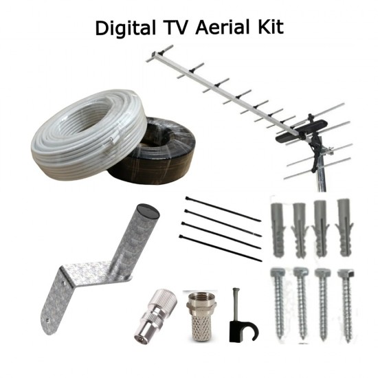 TV AERIAL KIT SAORVIEW FREEVIEW DIGITAL FOR INDOOR OUTDOOR OR LOFT INSTALLATION from Satcity.ie  Ireland Limerick