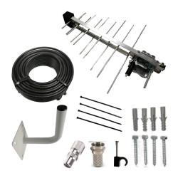 TV AERIAL KIT SAORVIEW FREEVIEW DIGITAL FOR INDOOR OUTDOOR OR LOFT INSTALLATION TV AERIAL KIT SAORVIEW FREEVIEW DIGITAL FOR INDOOR OUTDOOR OR LOFT INSTALLATION