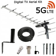  TV AERIAL KIT SAORVIEW DIGITAL FOR INDOOR OUTDOOR OR LOFT INSTALLATION