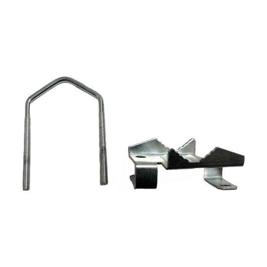 ANTENNA AERIAL HOLDER BRACKET SLIDE U BOLT CLAMP HEAVI DUTI OUTDOOR UNIVERSAL