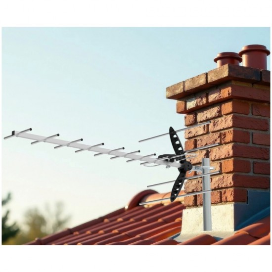 UHF Wideband Aerial – 12 Element High-Gain Aerial for Saorview TV UHF Wideband Aerial – 12 Element High-Gain Aerial for Saorview TV