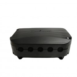 4 WAY OUTDOOR EXTERNAL MASTHEAD AERIAL TV SPLITTER COMBINER WITH POWER PASS