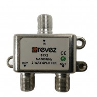 2 WAY PASSIVE SPLITTER FOR SPLITTING SAORVIEW TV SIGNAL FROM AN AERIAL FM UHF