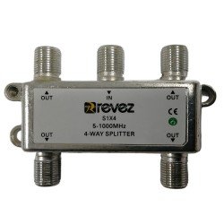 4 WAY PASSIVE SPLITTER FOR SPLITTING SAORVIEW TV SIGNAL FROM AN AERIAL FM UHF 4 WAY PASSIVE SPLITTER FOR SPLITTING SAORVIEW TV SIGNAL FROM AN AERIAL FM UHF