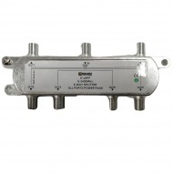 6 WAY POWER PASS F-TYPE SPLITTER CABLE WITH ON ALL PORTS FOR VIRGIN MEDIA TV