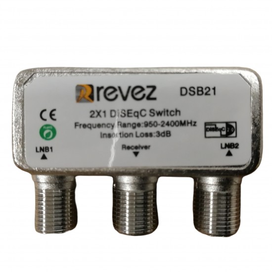 2 Way Diseqc 2.0 Satellite LNB / Dish Combiner Switch for Sky Hotbird Astra etc