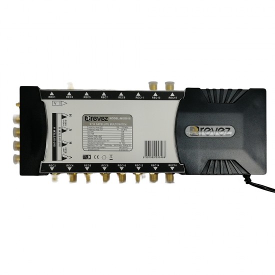 9X16 SATELLITE TERRESTRIAL MULTISWITCH LTE MAINS POWERED GOLD PLATED PRO SERIES from Satcity.ie Ireland Limerick 9X16 SATELLITE TERRESTRIAL MULTISWITCH LTE MAINS POWERED GOLD PLATED PRO SERIES