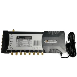 5X8 SATELLITE TERRESTRIAL MULTISWITCH LTE MAINS POWERED GOLD PLATED PRO SERIES 5X8 SATELLITE TERRESTRIAL MULTISWITCH LTE MAINS POWERED GOLD PLATED PRO SERIES