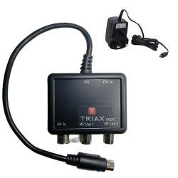 Triax Remote Link IR i/O Link RF2 Replicator With Power Supply Triax Remote Link IR i/O Link RF2 Replicator With Power Supply