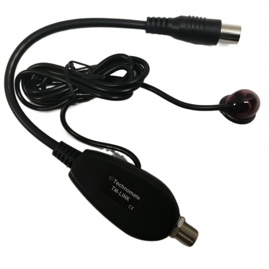 SKY MAGIC EYE TECHNOMATE TM-LINK F-TYPE SCREW IR ADAPTER BLACK TM-RF HD Sky HD
