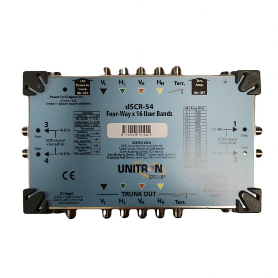 Unitron dSCR 4 Way x 16 User Bands