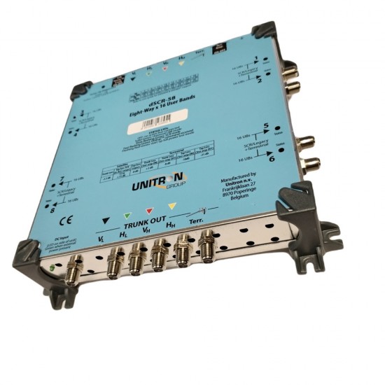 Unitron dSCR 8 Way x 16 User Bands from Satcity.ie Ireland Limerick Unitron dSCR 8 Way x 16 User Bands