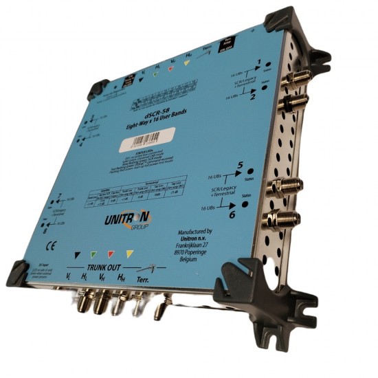 Unitron dSCR 8 Way x 16 User Bands from Satcity.ie Ireland Limerick Unitron dSCR 8 Way x 16 User Bands