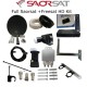 Full Saorsat + Freesat Kit – HD Receiver, Dish, LNB & Wall Mount