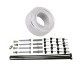  SKY SATELLITE INSTALLATION KIT TV AERIAL FOR 60CM DISH FOR INDOOR OUTDOOR WHITE