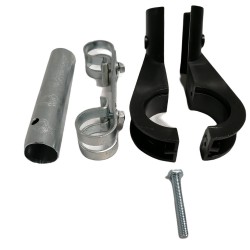 UNIVERSAL LNB HOLDER 2 WAY ADJUSTABLE MULTI FEED 40MM FOR LONG NECK DISH ASTRA