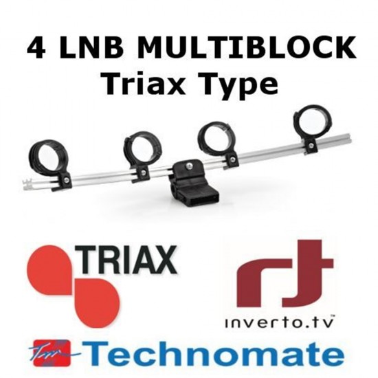 4 LNB Holder for Amiko SAB Inverto Technomate Trax Dishes from Satcity.ie Ireland Limerick 4 LNB Holder for Amiko SAB Inverto Technomate Trax Dishes