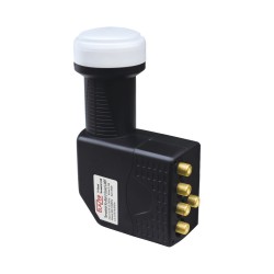 BLAZER T4 Quad LNB WITH TERRESTRIAL INPUT KU-BAND ULTRA HD 4K DB HIGH GAIN 