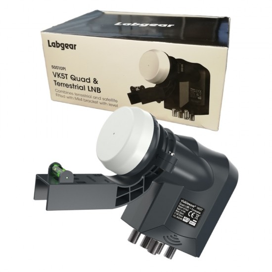 Labgear Quad LNB with Terrestrial Input VK5T