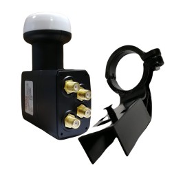 Sky Freesat MK4 Quad Satellite LNB FOR SKY + HD FREESAT + Adapter Bracket Sky Freesat MK4 Quad Satellite LNB FOR SKY + HD FREESAT + Adapter Bracket