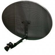 SKY SATELLITE DISH ZONE 2 FOR SKY FREESAT FREE TO AIR BLACK MESH + SINGLE LNB