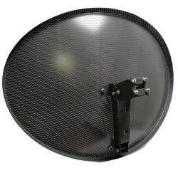 SKY SATELLITE DISH HD ZONE 2 FOR SKY FREESAT FREE TO AIR BLACK MESH NO LNB