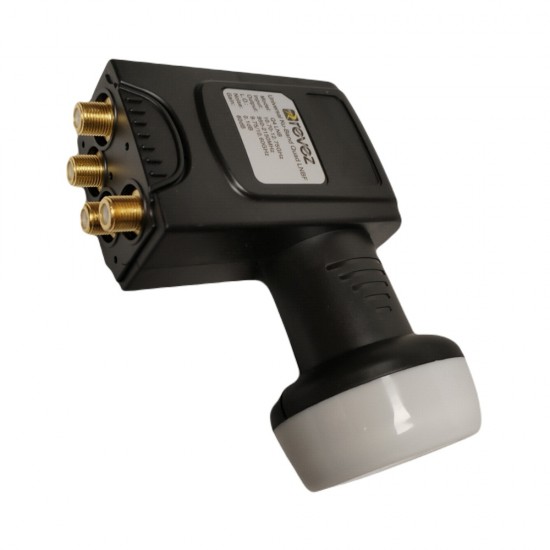 Blazer Quad LNB X1 0.1dB with Satellite LNB Adapter Bracket