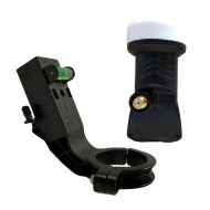SINGLE LNB X1 Blazer 0.1DB and LNB Satellite Adapter Bracket for Satellite Dishes 